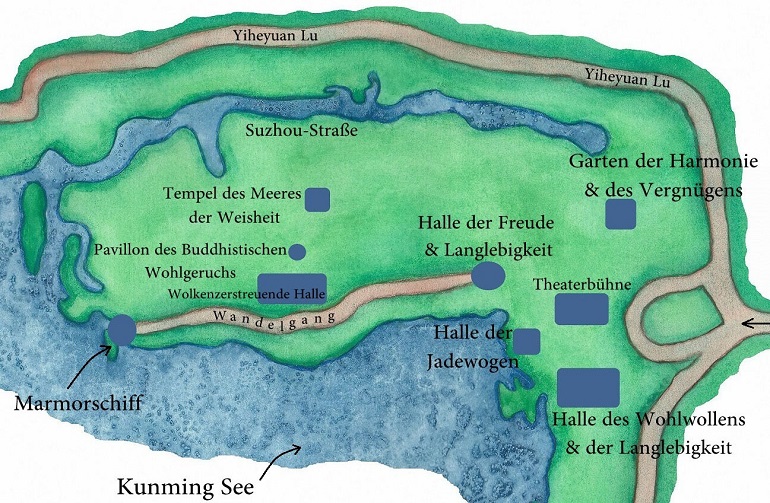 Sommerpalast Karte