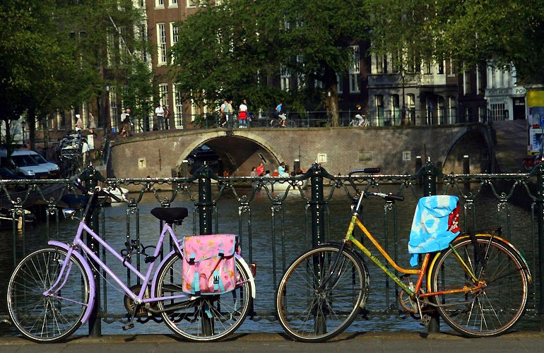 Nachhaltig Reisen - Fahrrad in Amsterdam